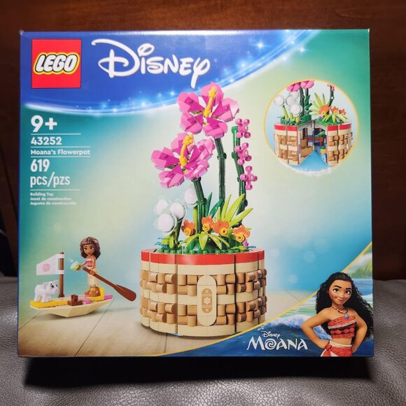 NEW Lego Disney Moana Flowerpot Orchid Flower Home Decor Building Set with Doll - Picture 13 of 16